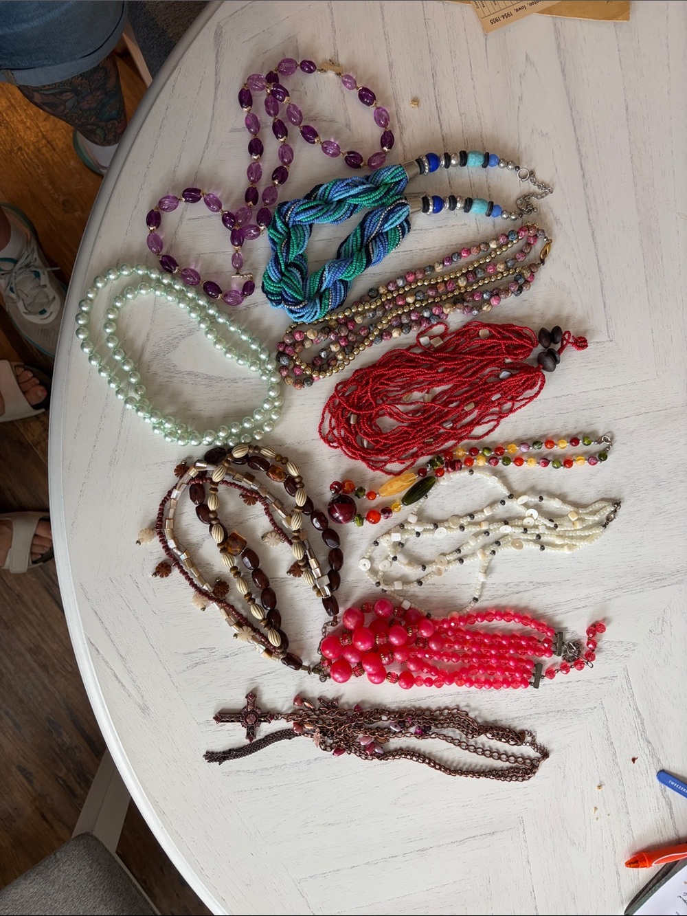 Mixed Women's Beaded Necklace Set — Multicolor Fashion Strands